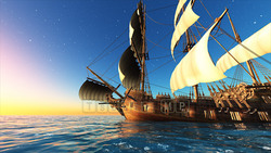 Image CG sailing Pirate