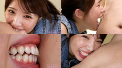 [Bite] Bright and cute Nanami A-chan bites seriously with her beautiful strong natural teeth! Part 2