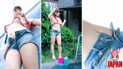 Satomi HIBINO's Sizzling Sensation: The Tantalizing Car Wash